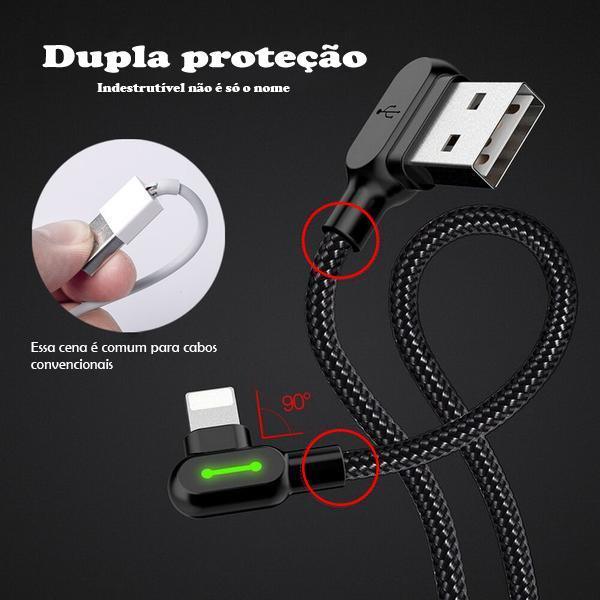 Carregador para iPhone - USB C - Micro-USB | Cabo Titã™ - My Store