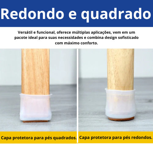 Protetor Para Pernas De Cadeira - PéFlex®